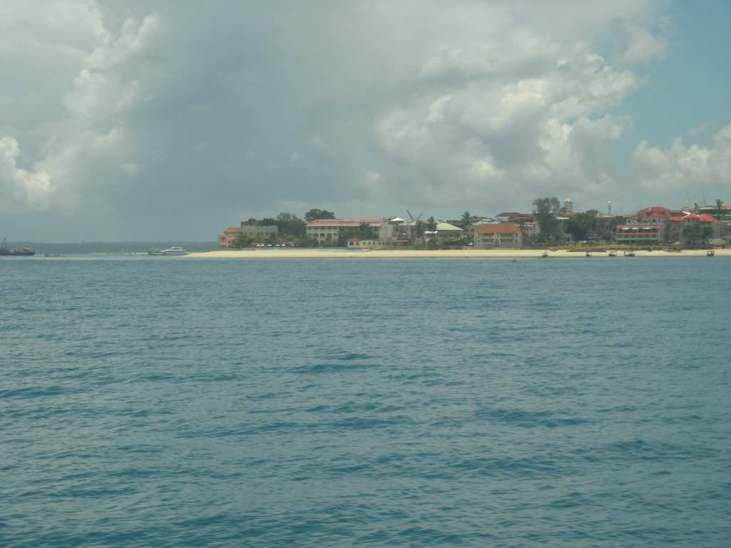 approaching Stone town