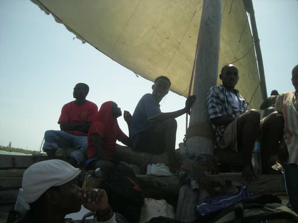 on the dhow