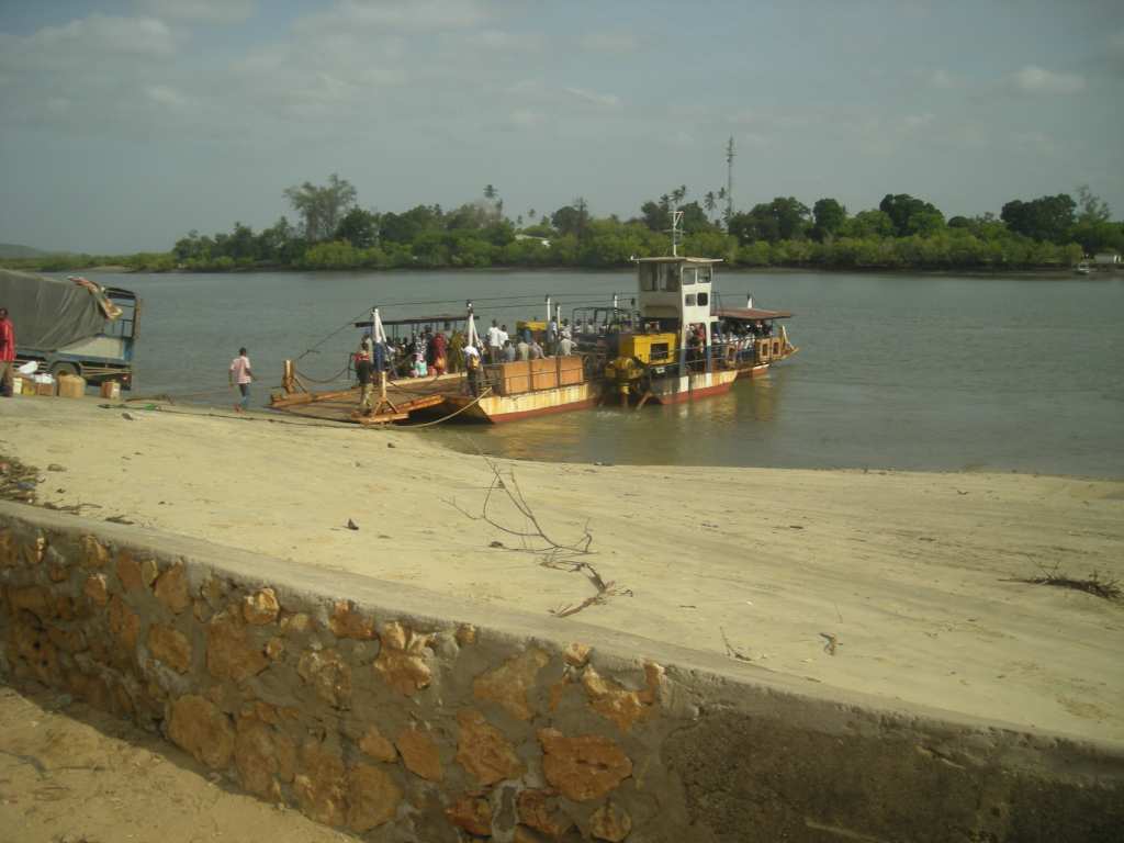 ferry in Pangani