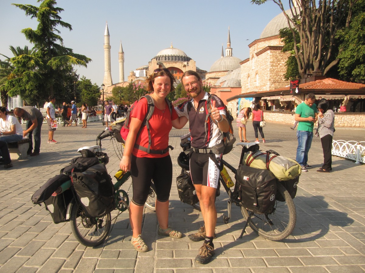 In Front of Hagia Sophia
