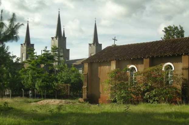 Church of Mbulu, the old and the new... Church