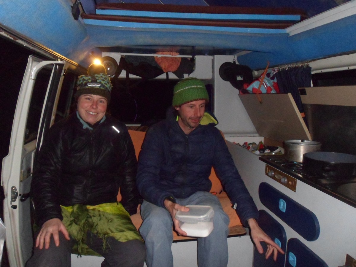 Diner in the van Diner in the van