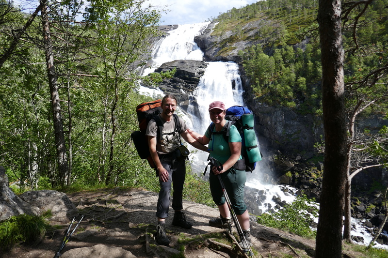 Husedalen-Wasserfälle